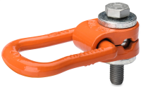 CARTEC® Anschlagwirbel mit Spannbügel (drehbar), GK10, M24x37, 4500 kg (90°)/4500 kg (0°) ASWHSX452437