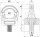 CARTEC® Ringschraube mit Imbusschlüssel (drehbar), GK10, M10, 400 kg (90°)/1000 kg (0°) RSHVSX10