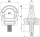 CARTEC® Ringschraube mit Imbusschlüssel (drehbar), GK10, M30, 4500 kg (90°)/12000 kg (0°) RSHVSX30