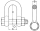 McBULL® Schäkel, hochfest, gerade, Mutter/Splint, 7/16, 1,5 t SH15S