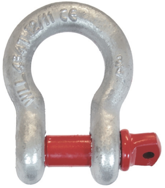 McBULL® Schäkel, hochfest, geschweift, Augbolzen, 5/8, 3,25 t SHG325