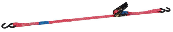 McBULL® Zurrgurt, 2-teilig, 25 mm, 8 m, 250/500 daN, Druckratsche/S-Haken B225800SRS05