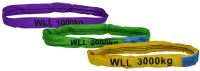 McBULL® Rundschlinge, Einfachmantel, 0,5 t, Umfang 5 m BRS5005
