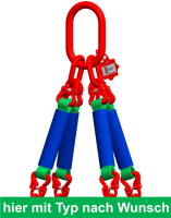 McBULL® 4-Strang-Rundschlingengehänge, 1 Meter,...
