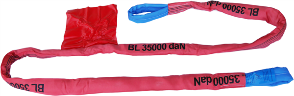 McBULL® Abschleppschlinge mit 2 Schlaufen, 56000 daN, Länge 4 m AS560004
