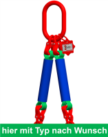 McBULL® 2-Strang-Rundschlingengehänge, 1 Meter, 0-45° = 7500 kg/45-60°= 5000 kg, Typ8 RSG25000SLTyp8