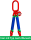 McBULL® 2-Strang-Rundschlingengehänge, 1 Meter, 0-45° = 7500 kg/45-60°= 5000 kg, Typ8 RSG25000SLTyp8
