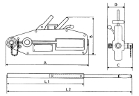 McBULL® Seilzuggerät,  1,6 t, ohne Seil CSZ16BODY