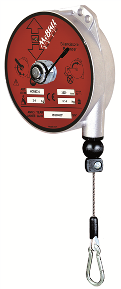McBULL®  Balancer/Federzug, 10-14 kg, 2,5 m MCB9340