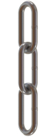 Rundstahlkette DIN 5685/C, 3 mm, galv. verz., 30 m C3GV