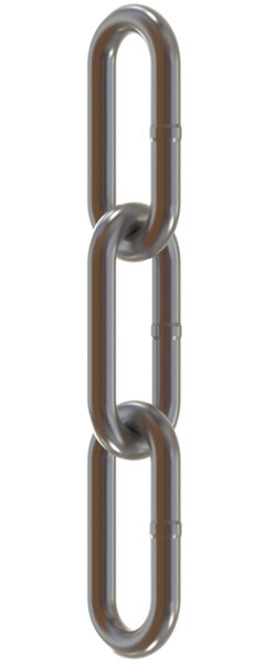Rundstahlkette DIN 5685/C, 6 mm, galv. verz., 30 m C6GV