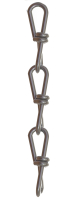 Knotenkette DIN 5686, 1,8 mm, galv. verz., 30 m BK18GV