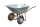 Müba Zweirad Schubkarre 72570 mit ganzer Drahteinlage, 150 Liter Mulde, 300 kg Tragfähigkeit