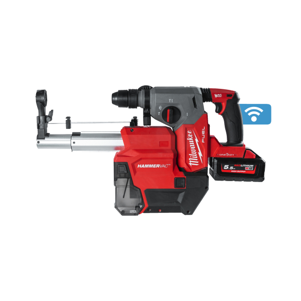 MILWAUKEE ONE KEY ™ Akku-Kombihammer + Staubabsaugung M18ONEFHXDEL-552C I 13,83kg 4933478506