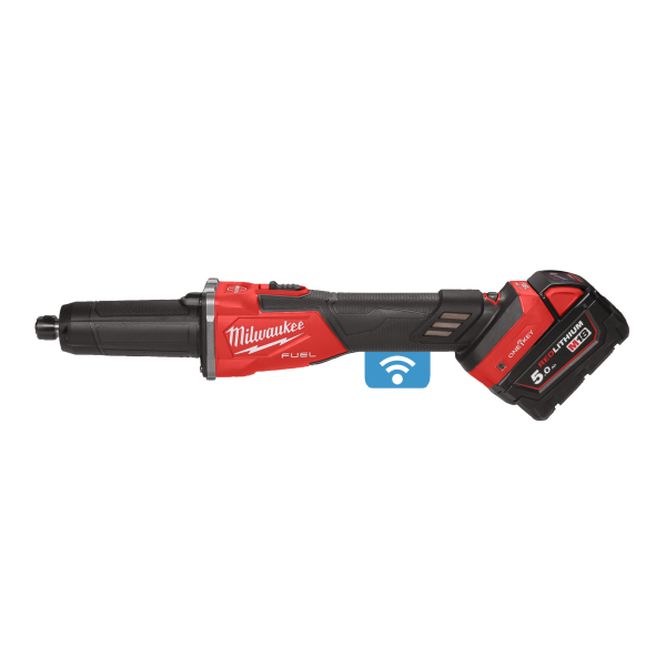 MILWAUKEE ONEKEY™ Akku-Geradschleifer mit Drehzahlelektronik M18FDGROVB-502X I 6,19kg 4933480956