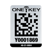 MILWAUKEE AIDTLM QR-Code Sticker Metall 25 Stück...