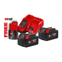 MILWAUKEE 18V Starterset M18NRG-502  I 2,81kg 4933459217