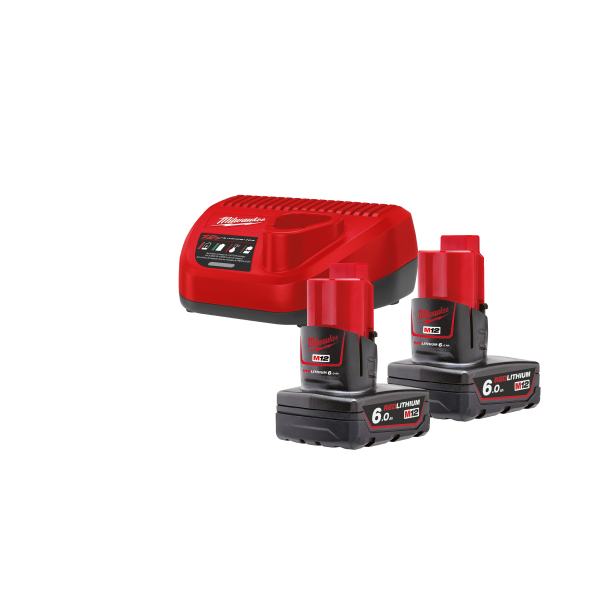 MILWAUKEE 12V Starterset M12NRG-602 I 1,499kg 4933451903