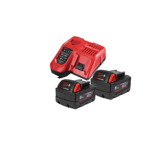 MILWAUKEE 18V Starterset M18NRGCR-502 I 2,69kg 4932479831