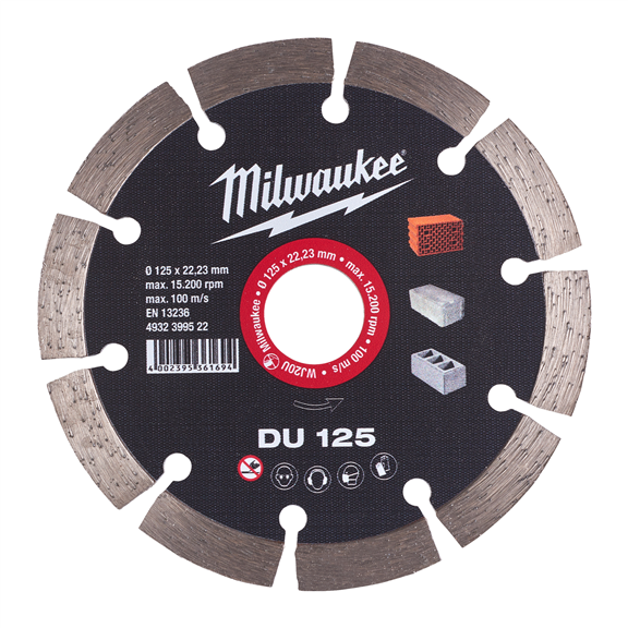 MILWAUKEE Universal Diamanttrennscheibe DU 125 mm I 0,24kg 4932399522