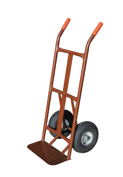 MÜBA Sackkarre 72631 mit Luftbereifung, 250 kg Tragkraft, Schaufelgröße 400 x 180 mm