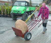 MÜBA Baumstammhalter 72731 für Schwerlast-Sackkarre 72730, für waagerechten Transport von Pflanzbäumen