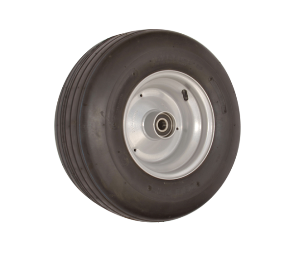 MÜBA Rad für Schwerlast-Sackkarre 72733, Ø 400 x 170 mm, 20 mm Achse, Stahl/Gummi