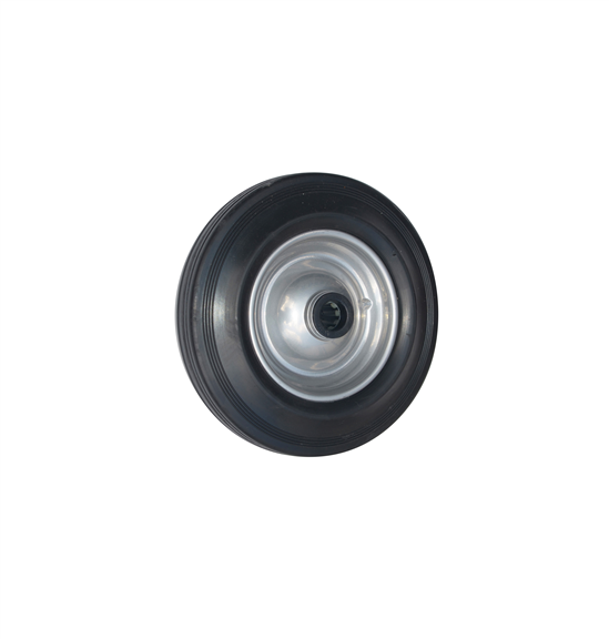 MÜBA Rad 73040 mit Vollgummibereifung, Ø 200 x 50 mm, Rollenlager