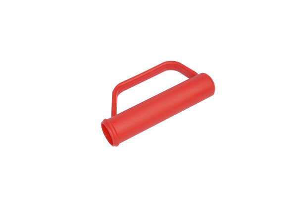 MÜBA Kunststoffgriff Ø39mm (rot) mit Handschutz für Transportkarre