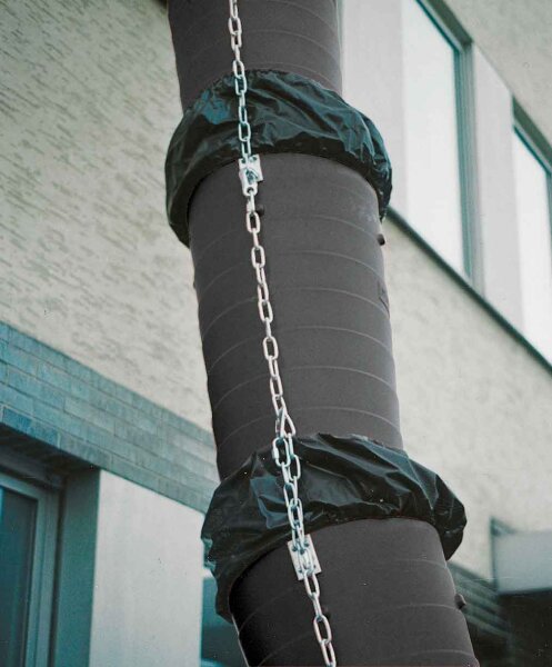 MÜBA Staubschutzhülle 11080 mit Gummizug, für Bauschuttrutschen, zur Abdichtung von Schuttrohren