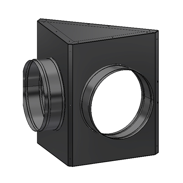 MASTER 2-Wege Ausgang 31 cm / B 30 Schlauchadapter für Ölheizer B 30 I 4511807