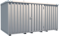 BOS SchnellbauContainer 4X2m, 1-flügelige Tür(1150x1890mm) auf der 4m Seite  I SC3000+4x2-LE