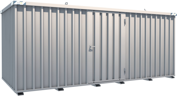 BOS SchnellbauContainer 5X2m, 1-flügelige Tür(1150x1890mm) auf der 5m Seite  I SC3000+5x2-LE