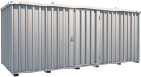 BOS SchnellbauContainer 5X2m, 1-flügelige Tür(1150x1890mm) auf der 5m Seite  I SC3000+5x2-LE