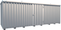BOS SchnellbauContainer 6X2m, 1-flügelige Tür(1150x1890mm) auf der 6m Seite  I SC3000+6x2-LE