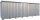BOS SchnellbauContainer 6X2m, 1-flügelige Tür(1150x1890mm) auf der 6m Seite  I SC3000+6x2-LE