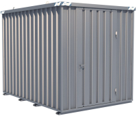 BOS LagerContainer SC10+SE, 1-flügelige Tür auf der 2,3m Seite 3100x2300x2445mm