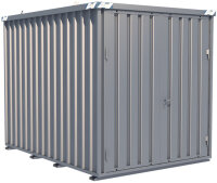 BOS LagerContainer SC10+SZ,  2-flügelige Tür 1950mm auf der 2,3m Seite 3100x2300x2445mm