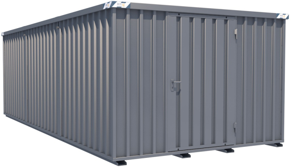BOS ContainerCombination (Höhe 2,1m) 3x6m, 1-flügelige Tür auf der 3m Seite (*) I SCC2100+3x6-LE