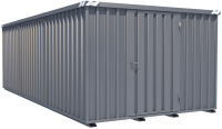 BOS ContainerCombination (Höhe 2,1m) 3x6m, 1-flügelige Tür auf der 3m Seite (*) I SCC2100+3x6-LE