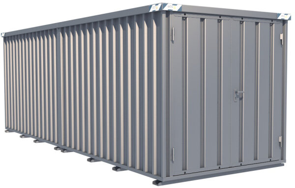 BOS ContainerCombination stirnseitig gekoppelt SCC2100+ I SCC2400+ 12-24m² 2 flügelige Türen Lagercontainer Materialcontainer