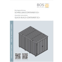 Montageanleitung SCHNELLBAUCONTAINER SC3000+