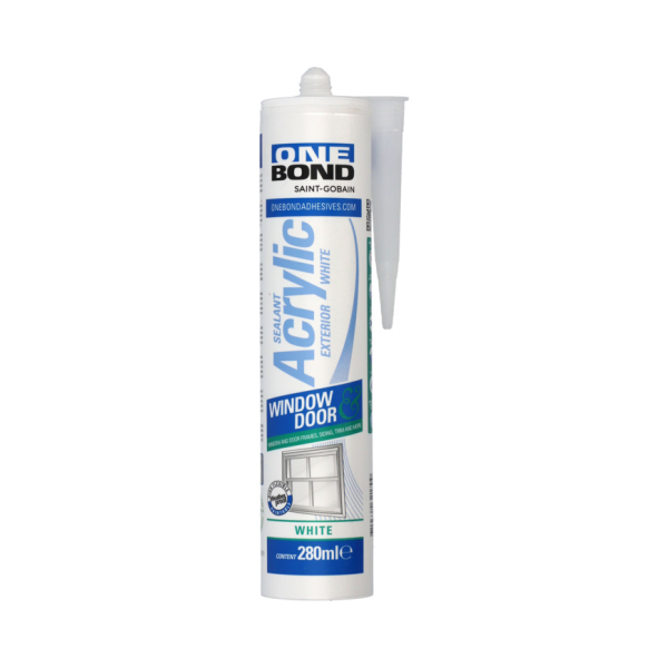 ONEBOND 280 ml Acryldichtstoff Exterior Weiß 63642597411