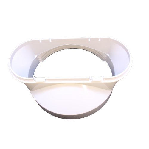 WILMS Schlauchanschluss Fenster oval für 150mm Schlauch I 3200028