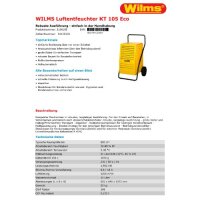 WILMS Luftentfeuchter KT 105 Eco I 3100105
