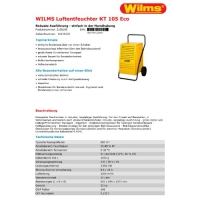 WILMS Luftentfeuchter KT 105 Eco I 3100105