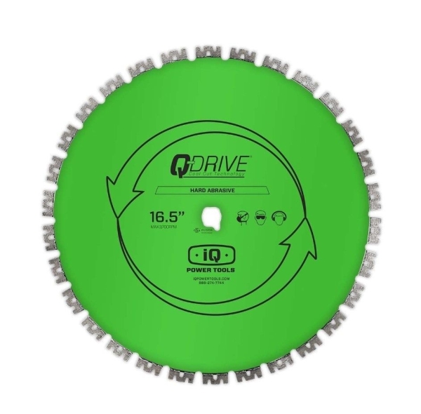 IQ POWERTOOLS 420mm segmentiertes Q-Drive Sägeblatt, grün I 3,18kg MASX420-3-QD-MX