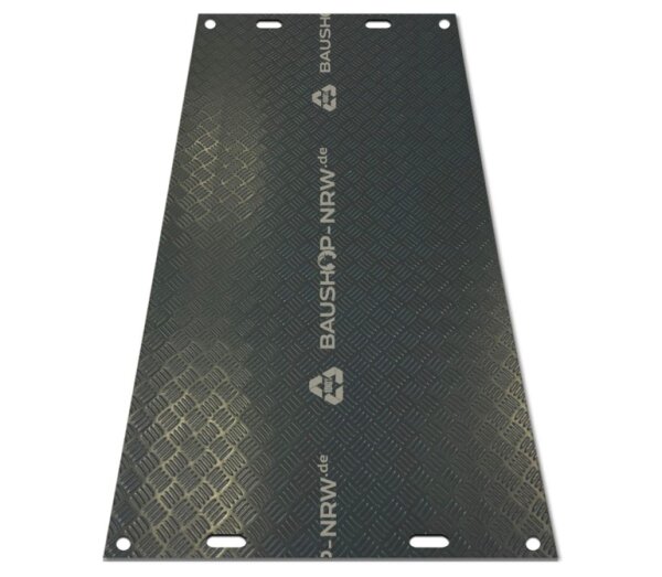 20mm Kunststoffplatten Fahrplatten 20x1000x2000mm 40t/m2 Bodenschutzmatte Bodenplatte Bodenschutzplatten