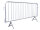 MÜBA Absperrgitter 19895 verzinkt, mit Schrägfüßen, 2,50 x 1,10 m, 17 Füllstäbe