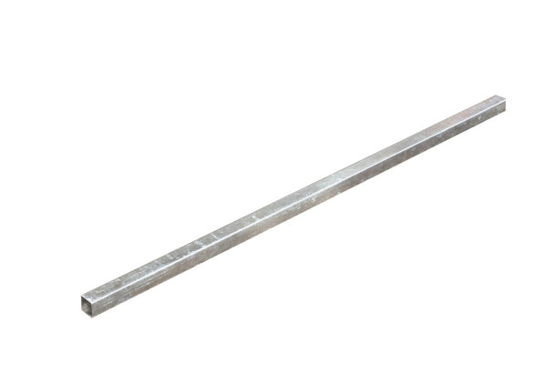 MÜBA TL-Schaftrohr 19772 Vierkantrohr verzinkt, 40 x 40 mm, 2,50 m Länge